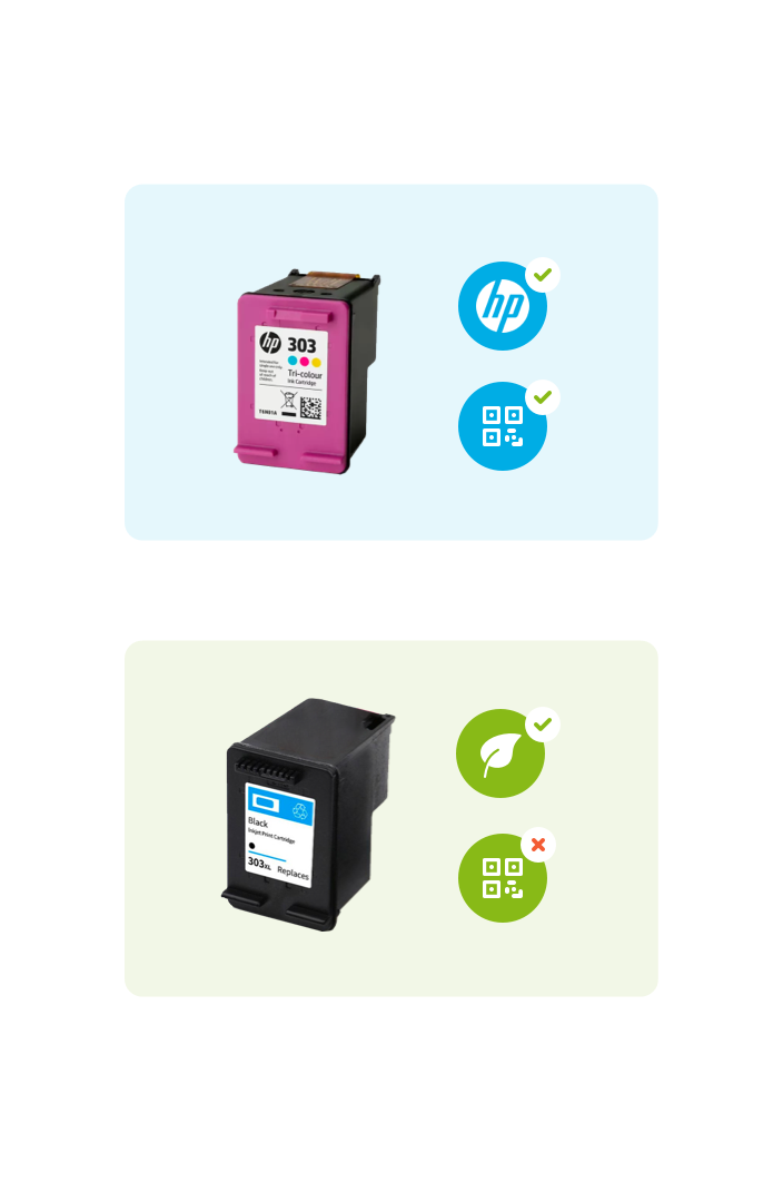 Recognizing reman ink cartridges